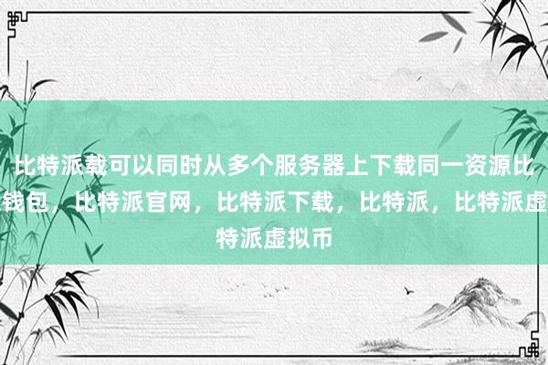 比特派载可以同时从多个服务器上下载同一资源比特派钱包，比特派官网，比特派下载，比特派，比特派虚拟币