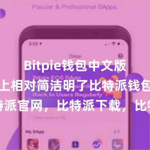 Bitpie钱包中文版在界面设计上相对简洁明了比特派钱包，比特派官网，比特派下载，比特派，比特派虚拟币