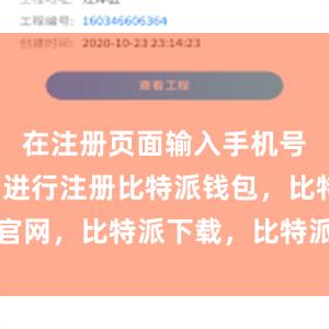   在注册页面输入手机号码或邮箱进行注册比特派钱包，比特派官网，比特派下载，比特派，比特派虚拟币